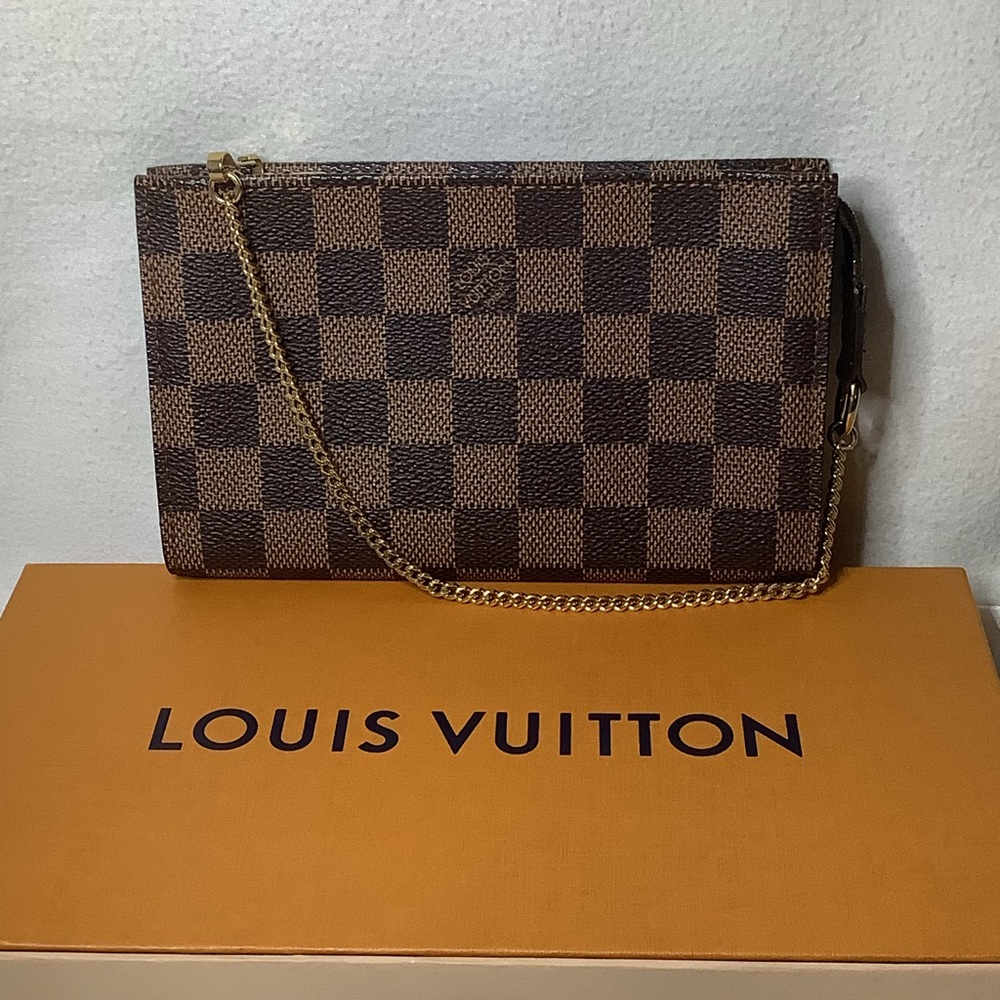 SOLD OTHER SITE!! - Louis Vuitton Brown Checkered Crossbody Bag